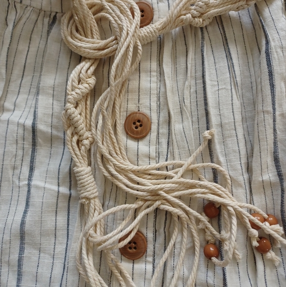 So Cotton pinstripe dress NWT - Picture 9 of 12